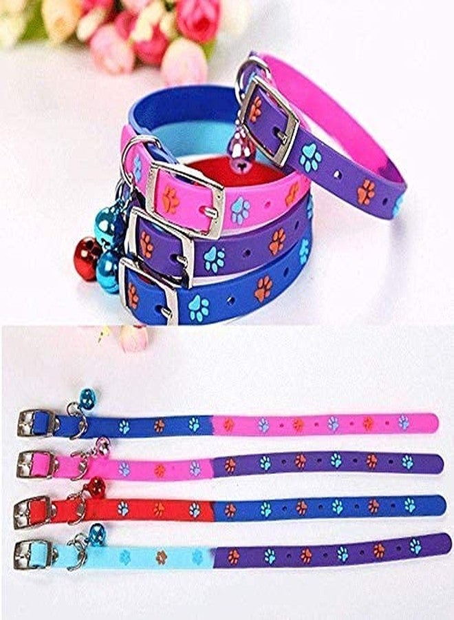D&C PAWS طوق ولادة D&C PAWS مع جرس للقطط الصغيرة/النموس/الأرانب/الجراء، صغير جدًا (قد تختلف الألوان) (عبوة من قطعة واحدة) - Image 1